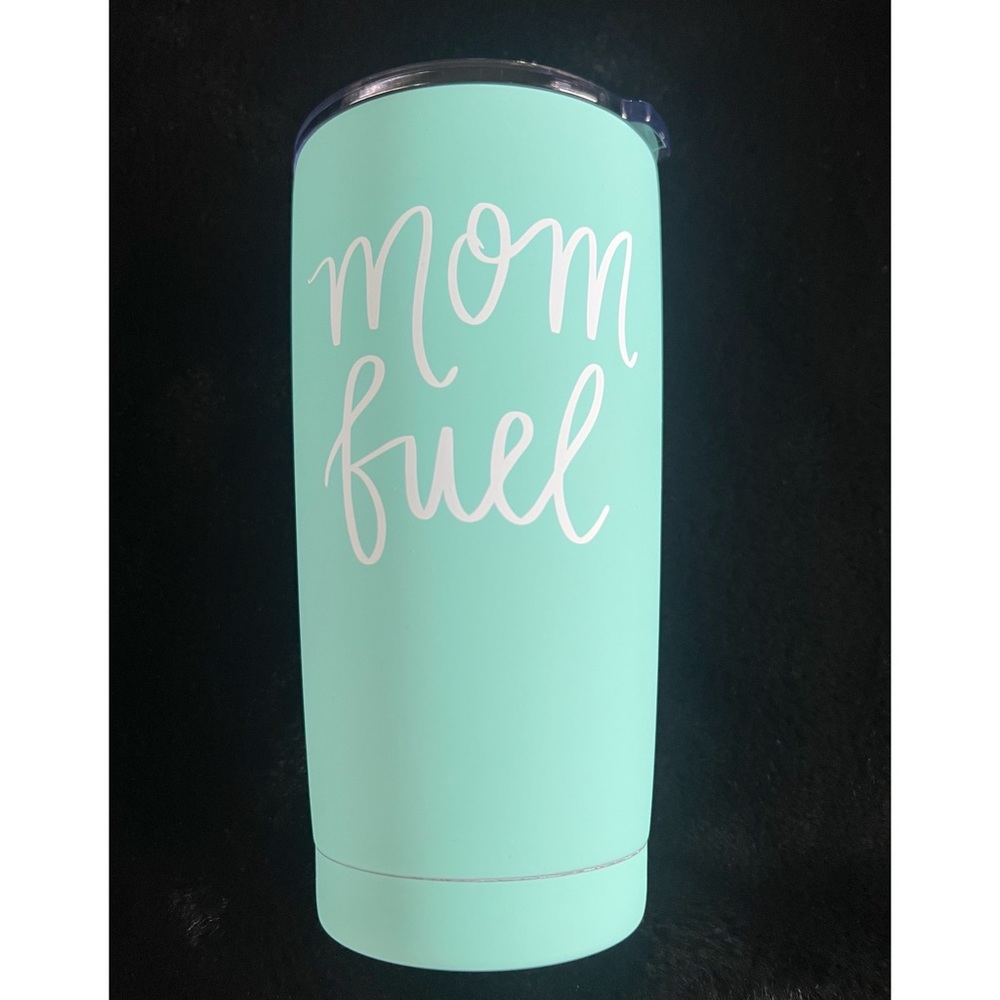 Sweet Water Decor Teal “mom fuel“ Tumbler, BNWT